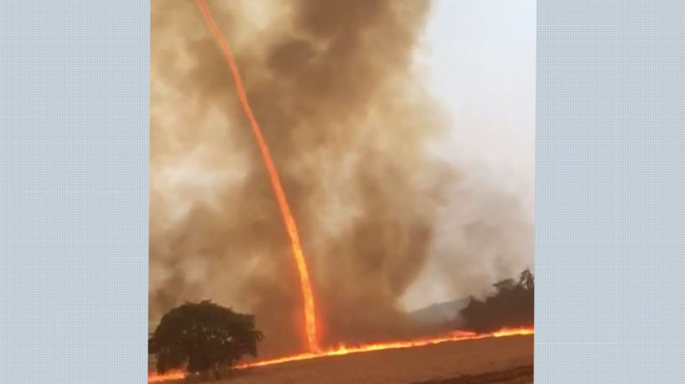 Meteorologistas afirmam que o fogo em Ipuã provocou efeitos na qualidade do ar em Ribeirão Preto, distante 100 quilômetros